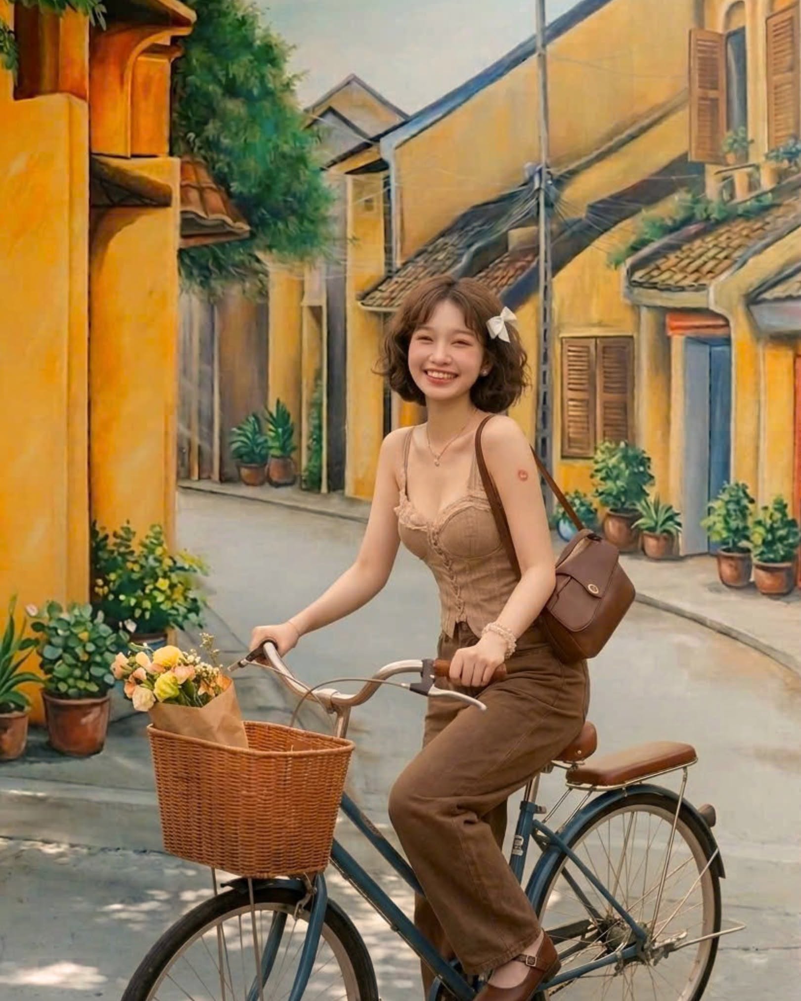 Cô gái xe đạp Hội An