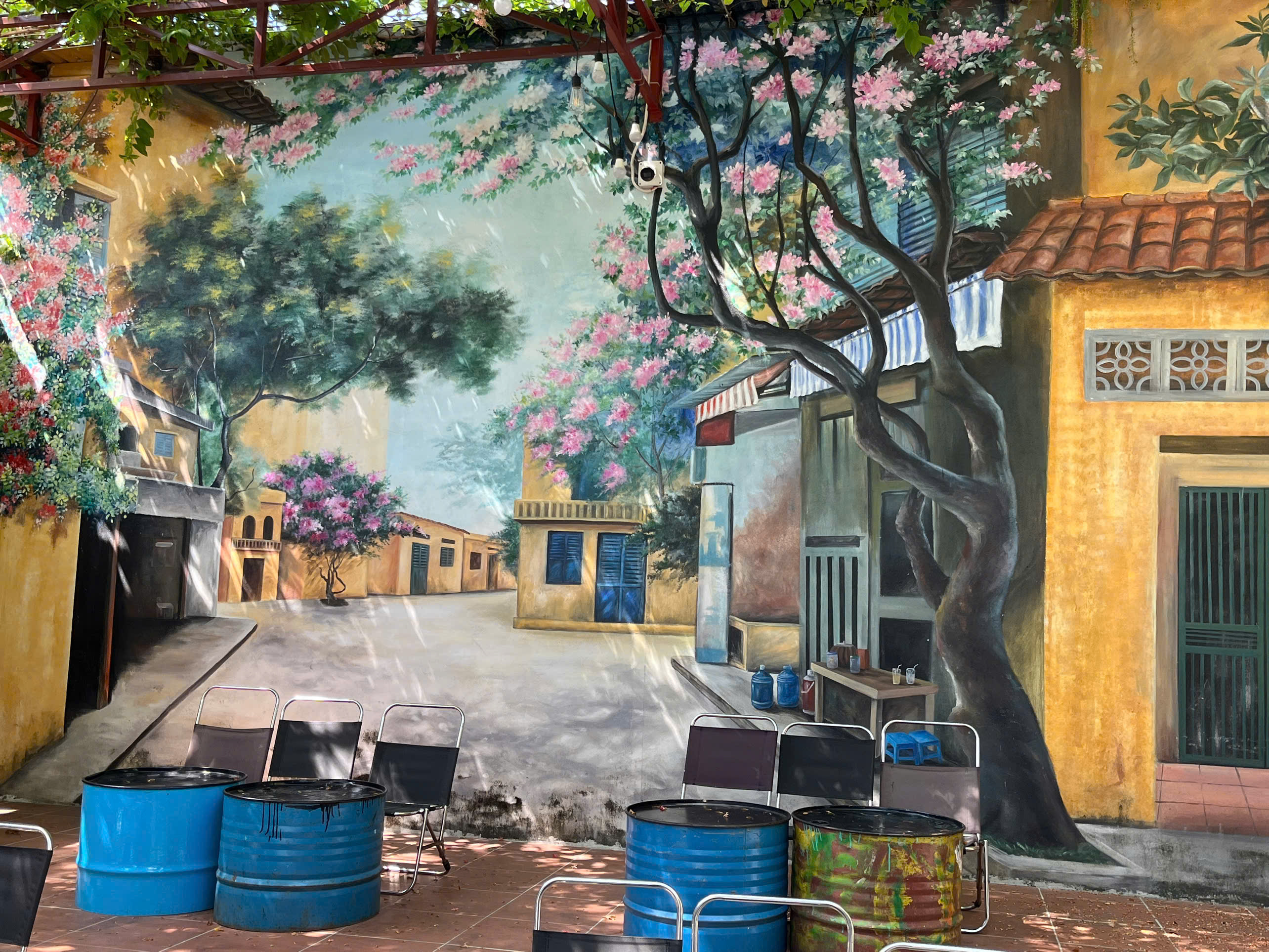 Bích họa góc sâu